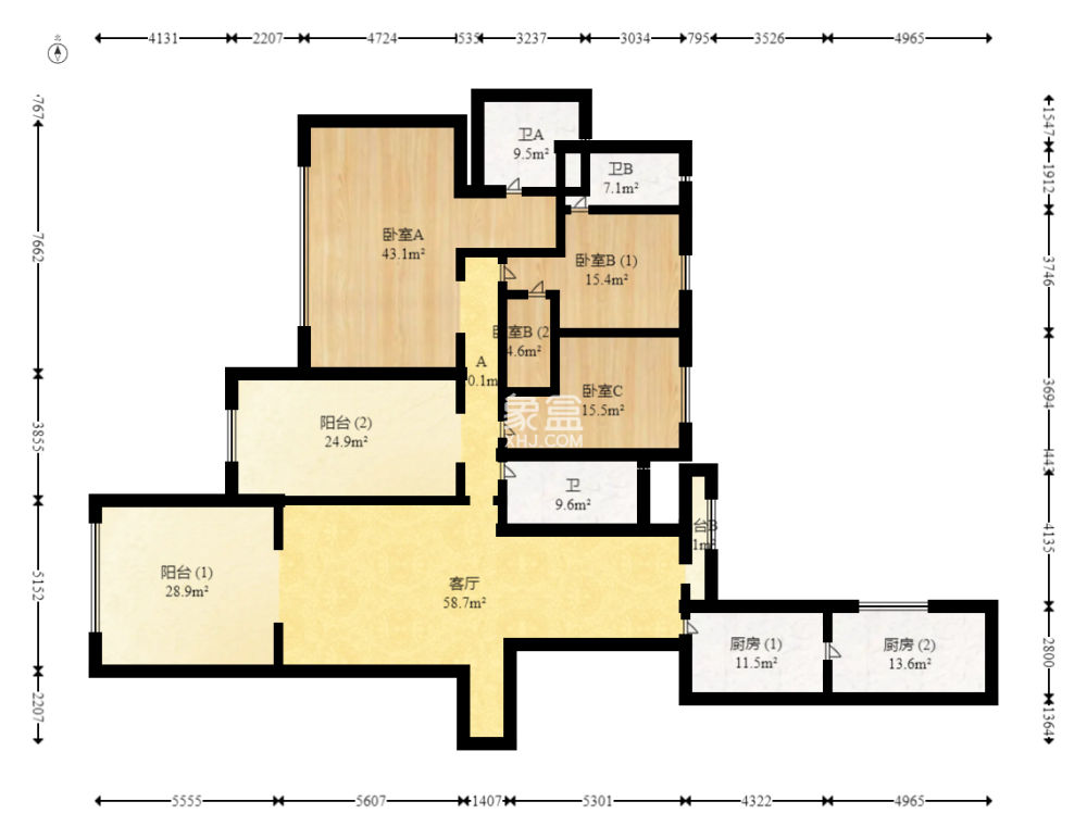 中建梅溪湖中心  5室2厅3卫    498.0万 中建梅溪湖中心  5室2厅3卫    498.0万
