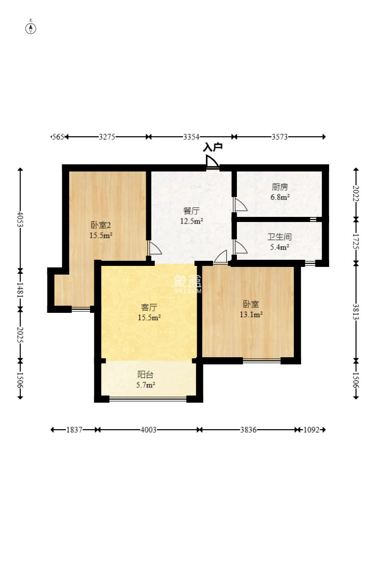 光明城市（星辰青年城）  2室2厅1卫    36.8万
