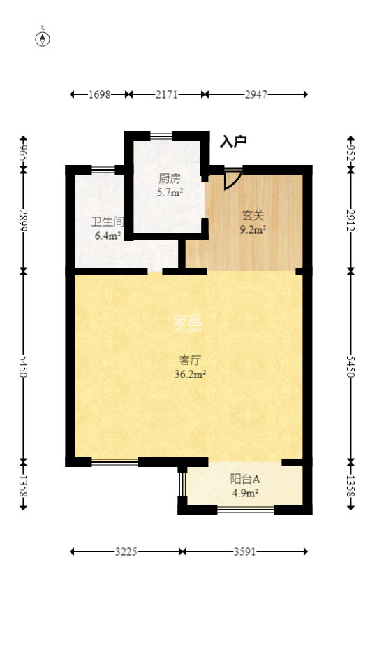 中天星耀城  4室2厅2卫    128.0万