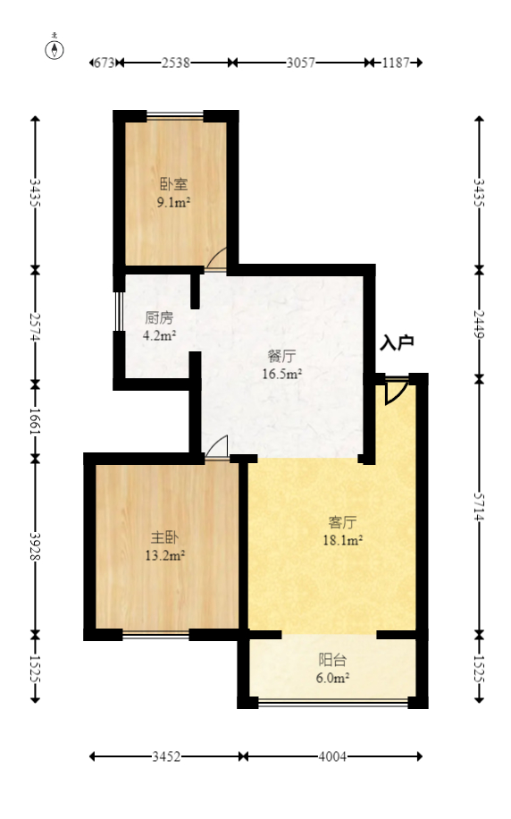 湘瑞家园  3室2厅1卫   37.00万室内图1