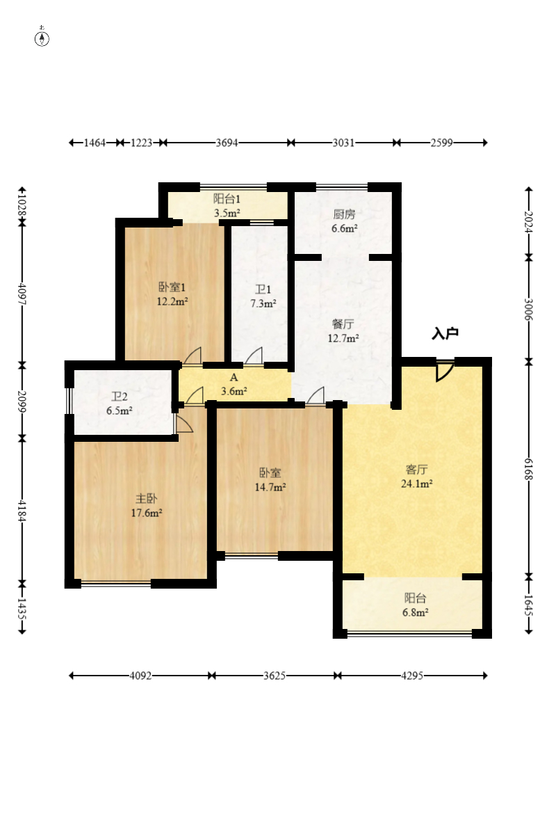 山水湾  3室2厅1卫    78.0万 山水湾  3室2厅1卫    78.0万户型图