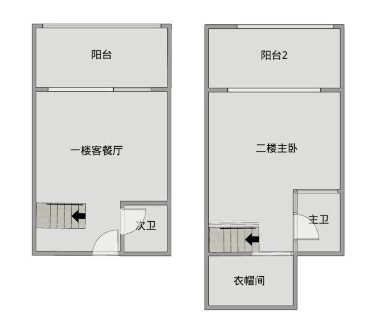 远大购物广场  1室2厅1卫   79.90万室内图1