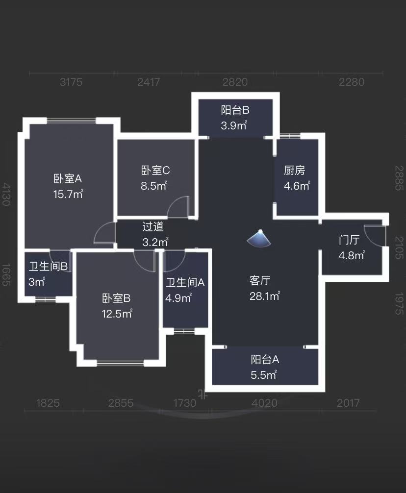 桂花城 3室2厅1卫 60.0万 桂花城 3室2厅1卫 60.0万室内图