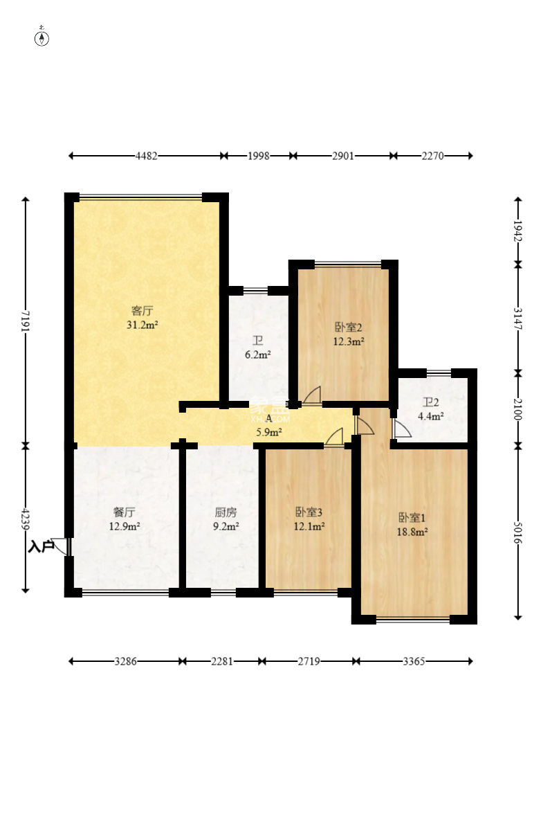 长城雅苑  3室2厅2卫    119.0万 长城雅苑  3室2厅2卫    119.0万