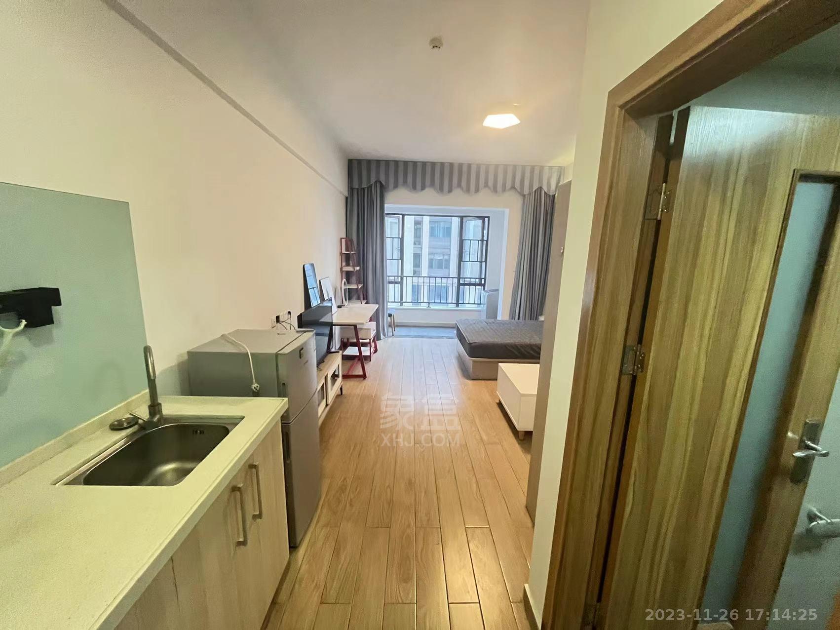 中泰财富湘江 1室1厅1卫 1200.0元/月 中泰财富湘江 1室1厅1卫 1200.0元/月室内图