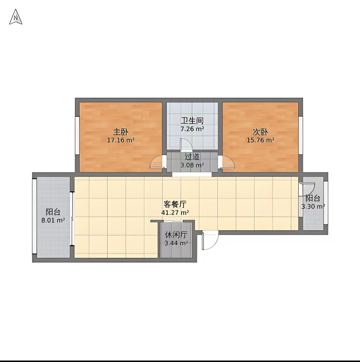 学府花园(文苑瑞景) 2室1厅1卫 38.8万 学府花园(文苑瑞景) 2室1厅1卫 38.8万户型图