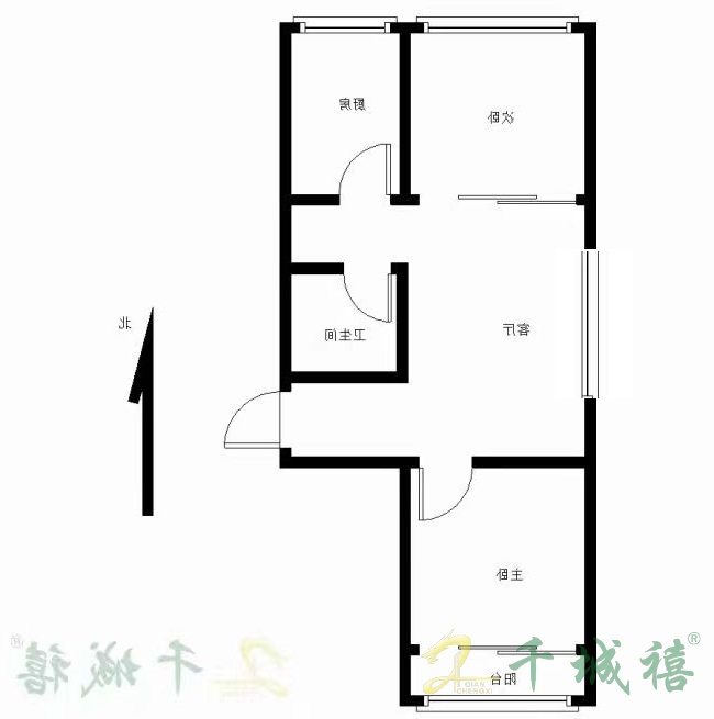 万浩家园  2室1厅1卫   75.00万室内图