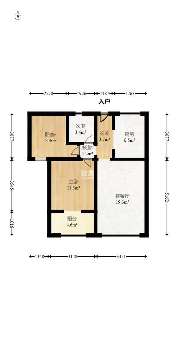 中国铁建梅溪青秀一期  2室2厅1卫   92.00万