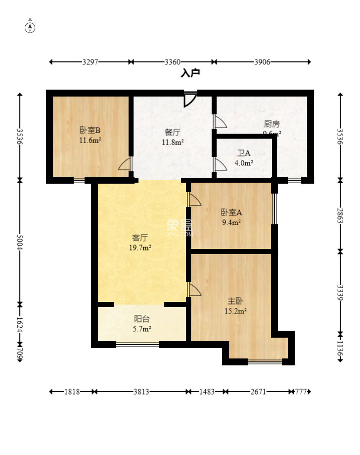 世茂鉑翠灣二期  3室2廳1衛(wèi)   155.00萬(wàn)
