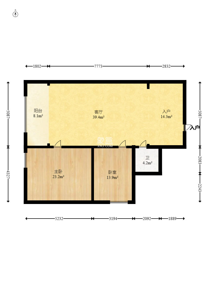 星大峰汇商务楼  3室2厅1卫    105.0万 星大峰汇商务楼  3室2厅1卫    105.0万户型图