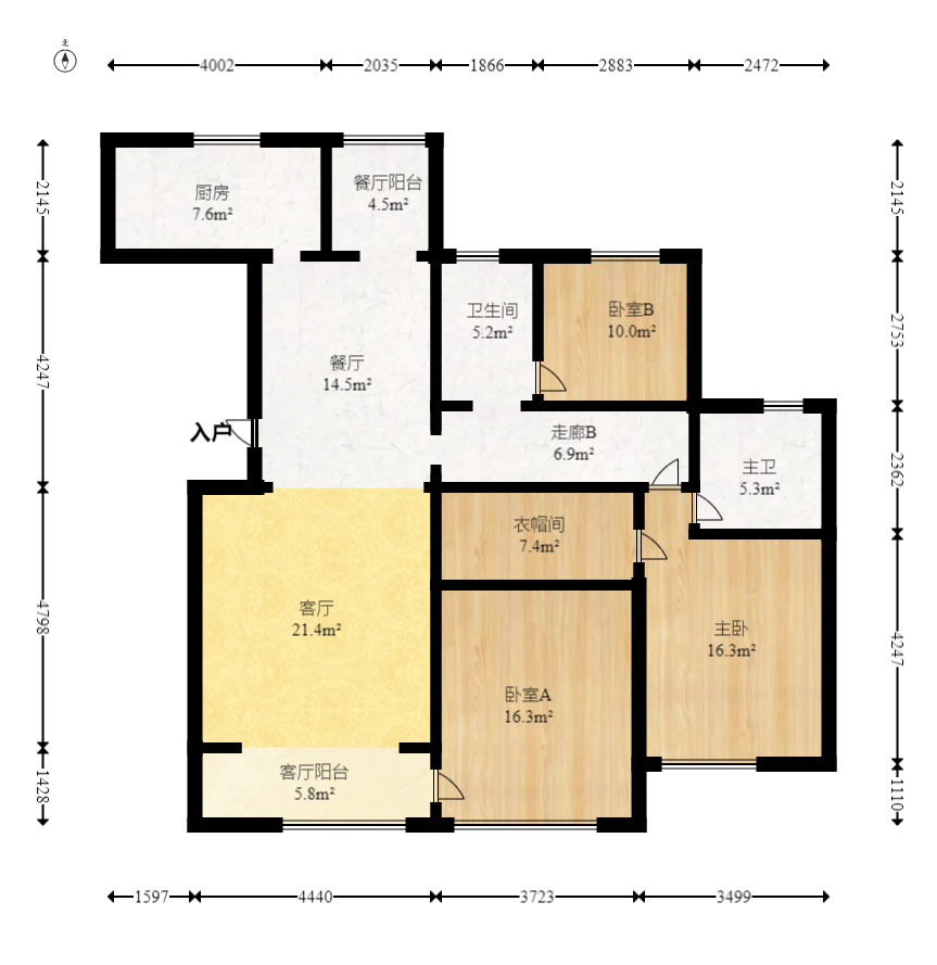 保利花园  3室2厅2卫    120.0万 保利花园  3室2厅2卫    120.0万户型图