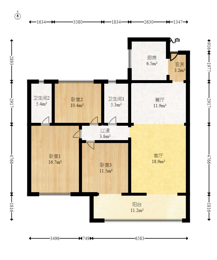 裕和府（乐万邦康桥悦城）  3室2厅2卫    142.0万
