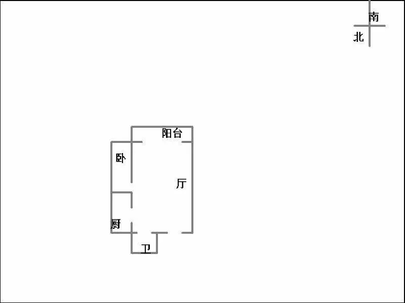 万聚凯旋城  1室1厅1卫   1300.00元/月室内图