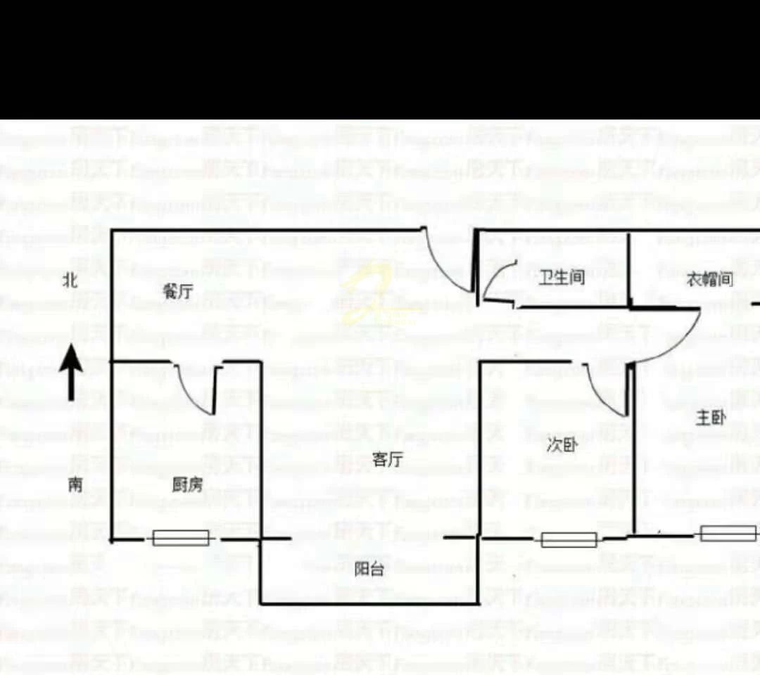 万聚凯旋城  2室2厅2卫   73.00万室内图