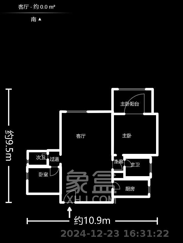 新楚天扶华庭  3室2厅1卫   3500.00元/月室内图
