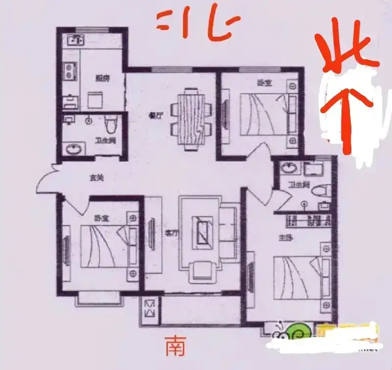 赵都新城福和园  3室2厅2卫   130.00万