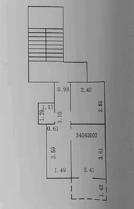 紫竹苑小区  1室1厅1卫   27.00万室内图1