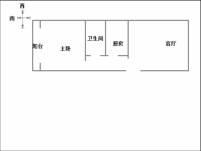 创鑫三期（阳光嘉园，东柳东街69号）  2室1厅1卫   66.00万室内图