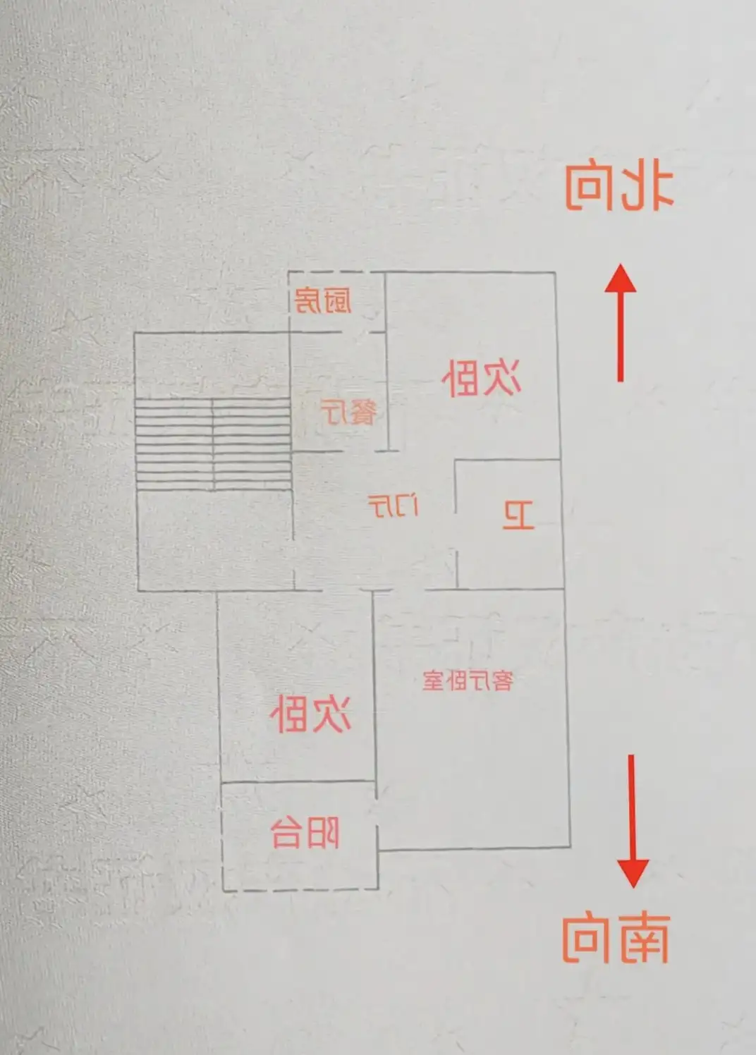 邯钢罗二生活区  3室1厅1卫   58.00万户型图