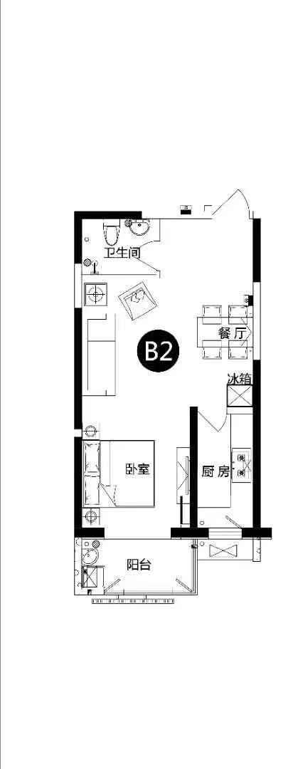 美的·梧桐林语  1室1厅1卫   66.00万