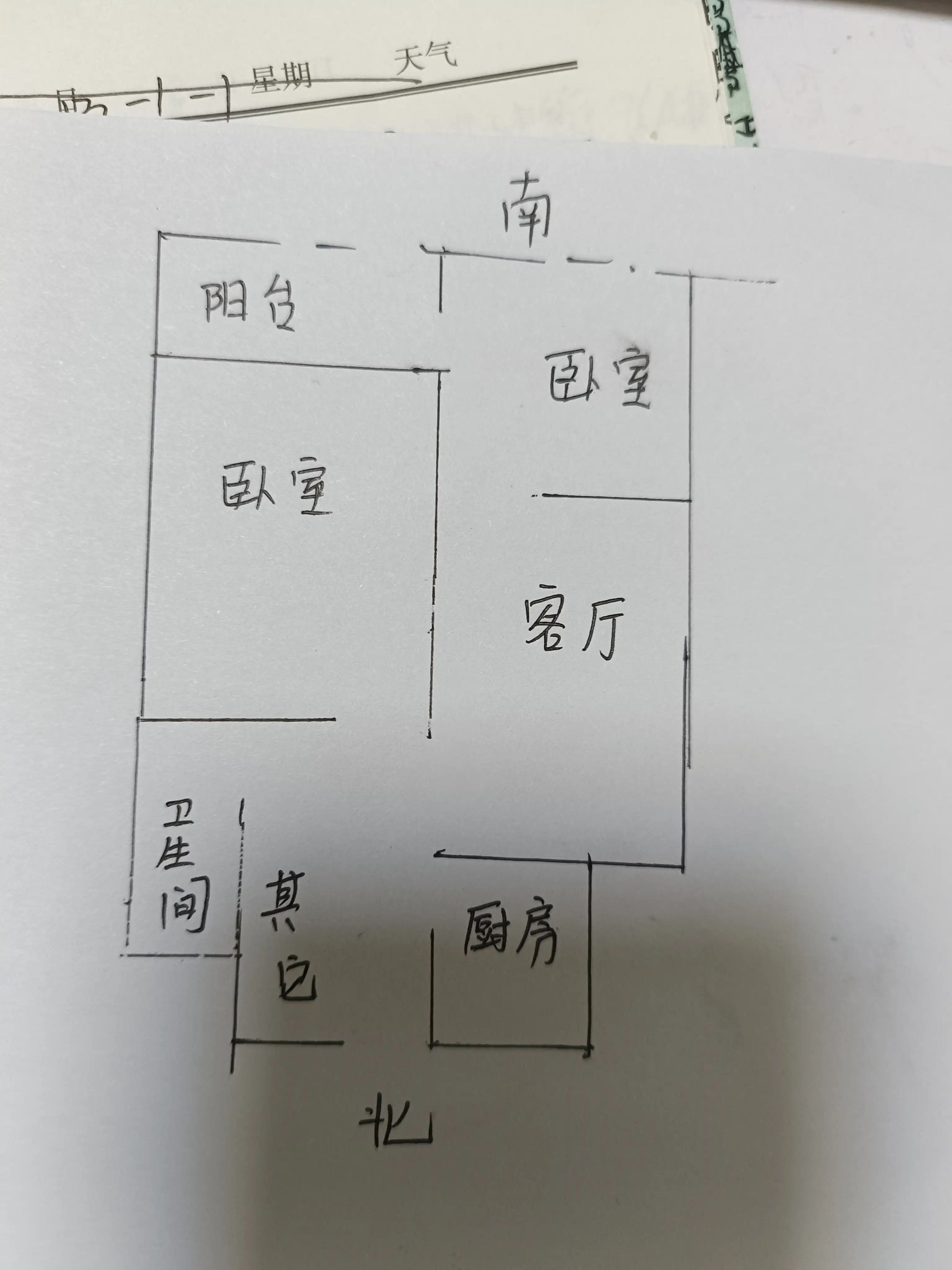 希望山城  2室1厅1卫   35.00万室内图