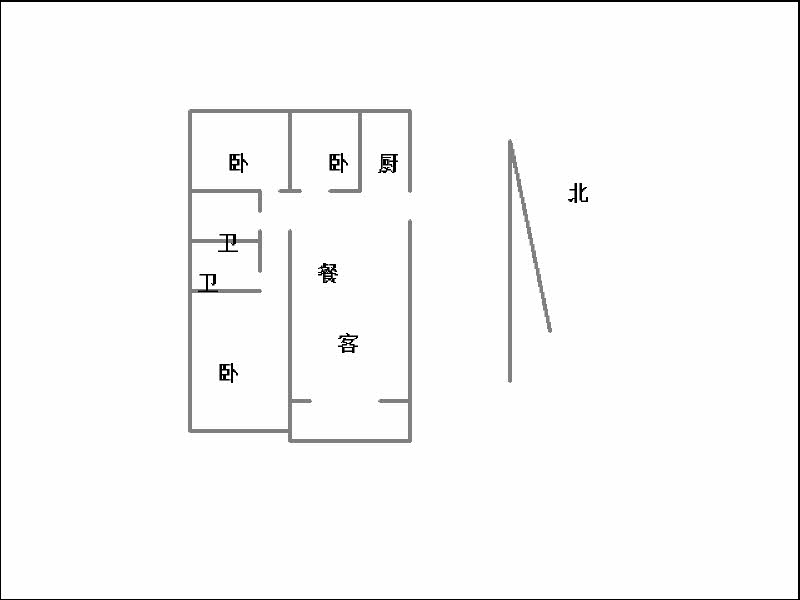 东部美的城  3室2厅2卫   120.00万