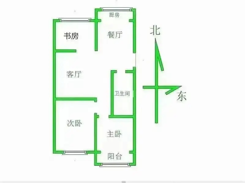 丽都花园  3室2厅1卫   73.00万室内图