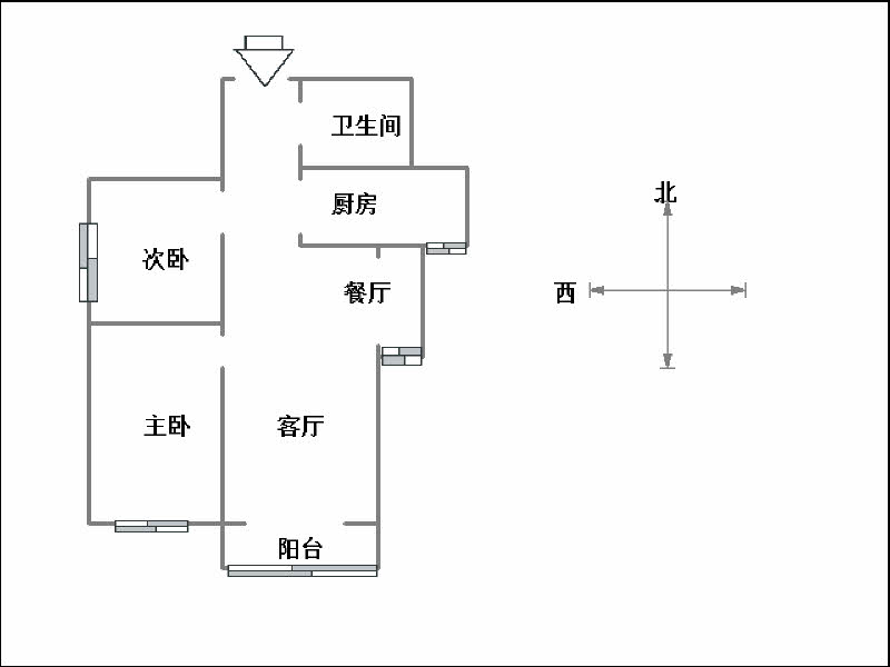 天泽园  2室2厅1卫   96.00万室内图