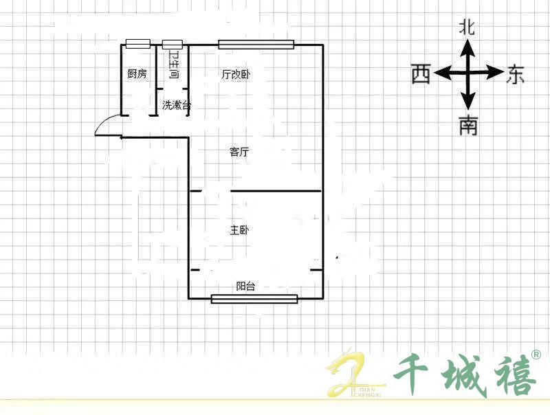 邯钢罗一生活区（罗城头7号院）  2室1厅1卫   750.00元/月室内图