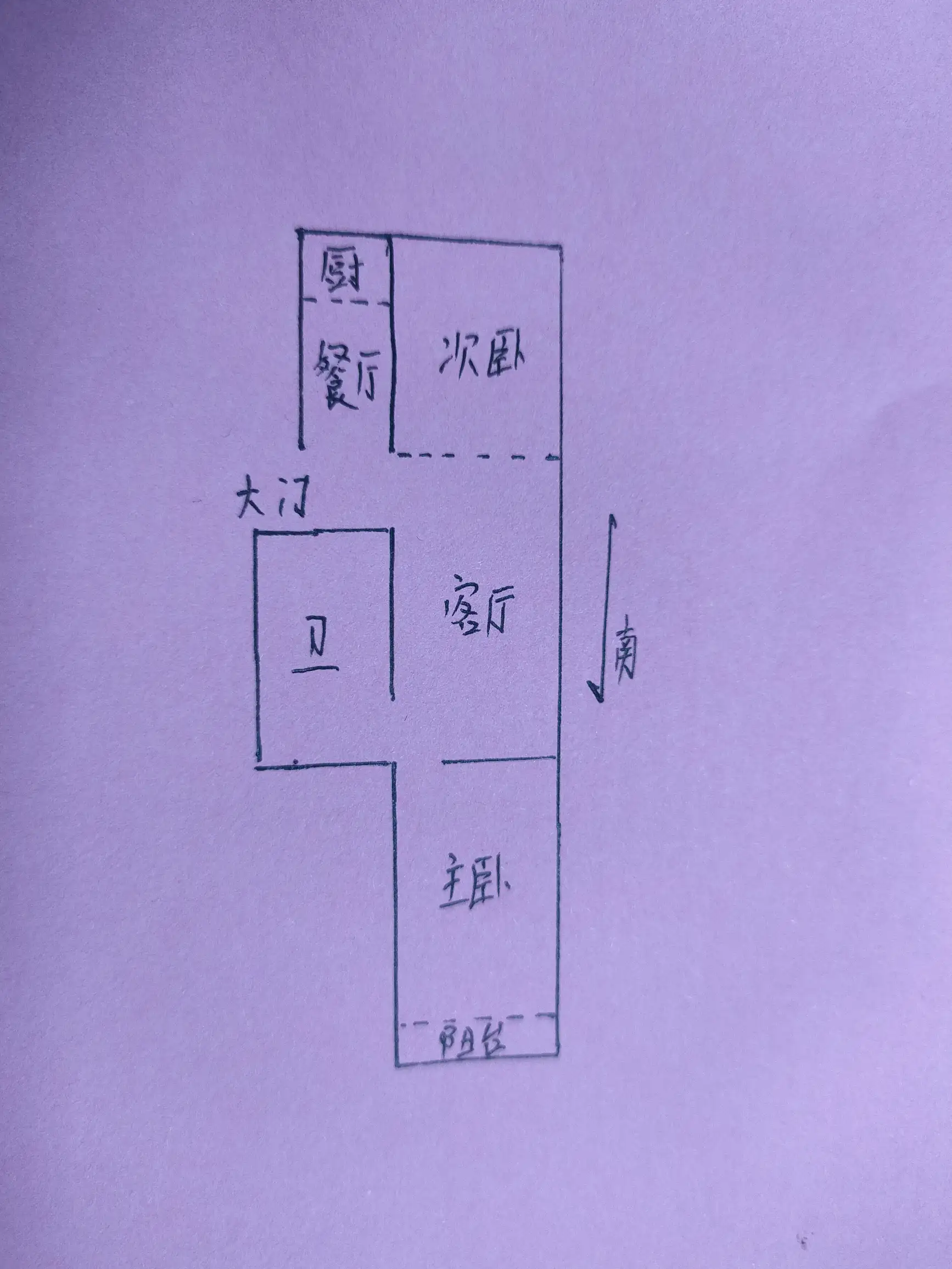 成祥小区  2室2厅1卫   65.00万室内图1