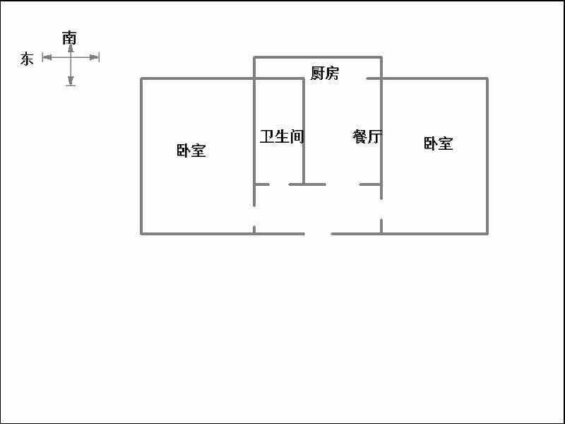 和平东小区（和平路391号院）  2室1厅1卫   53.00万