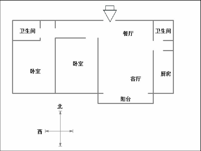 德馨园  2室2厅2卫   91.00万室内图