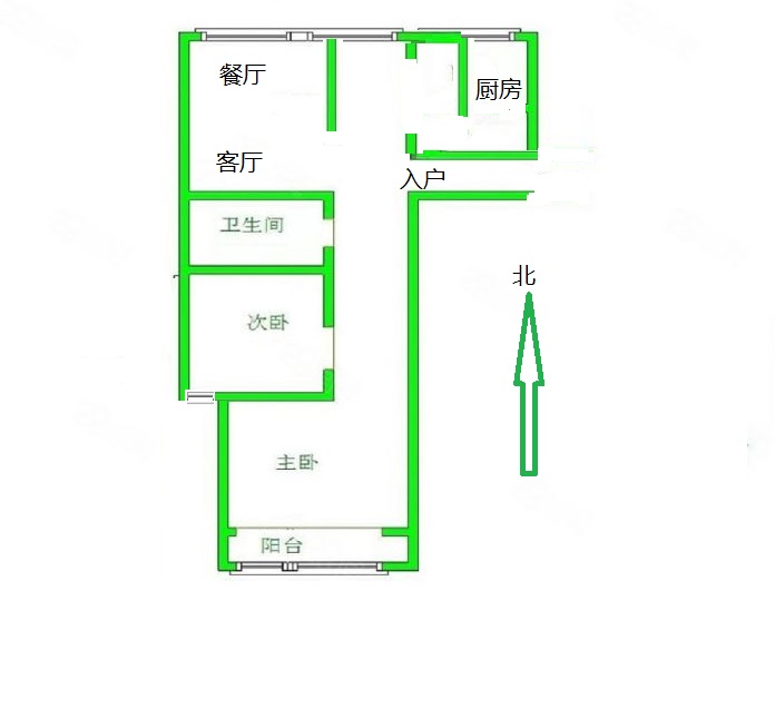 金业花园  3室2厅1卫   80.00万