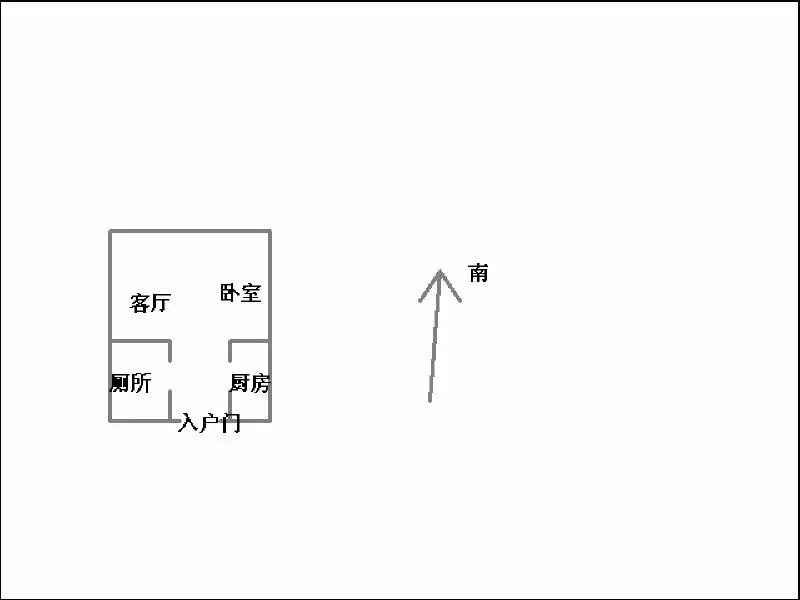 美的置业广场（美的悦然广场）  2室1厅1卫   40.00万室内图1