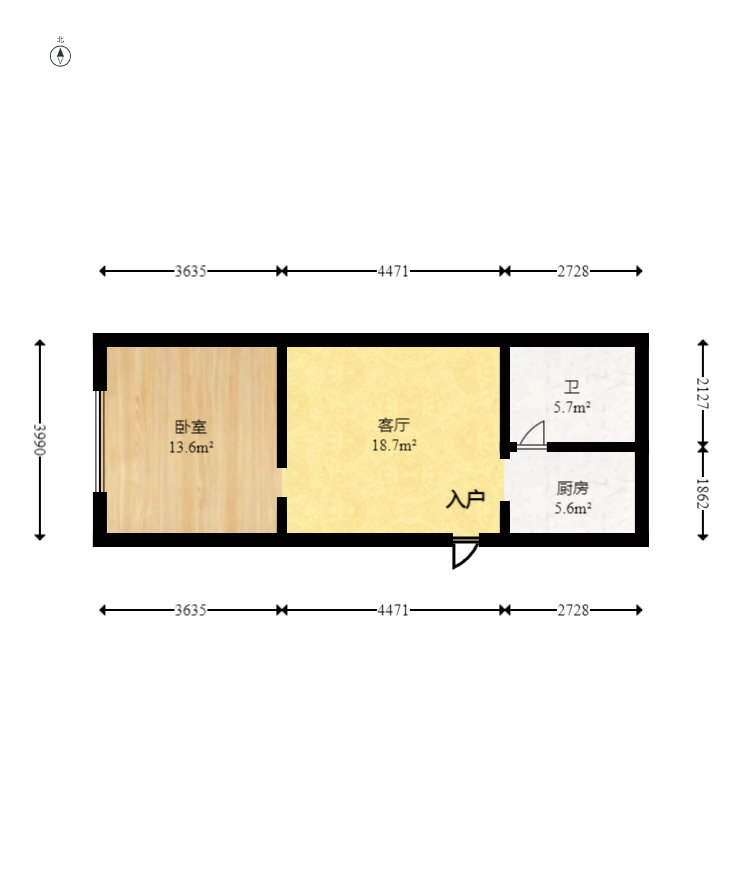 广华国际公馆(广华大厦)  1室1厅1卫    28.8万 广华国际公馆(广华大厦)  1室1厅1卫    28.8万户型图