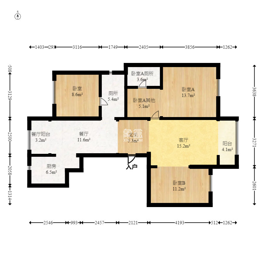 建发电建江山悦  3室2厅2卫    142.0万