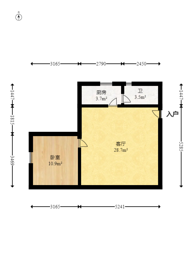 博雅例外  1室1厅1卫    32.8万 博雅例外  1室1厅1卫    32.8万户型图