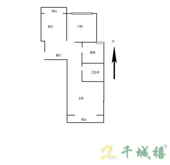 箭岭小区西区  2室2厅1卫   79.80万室内图