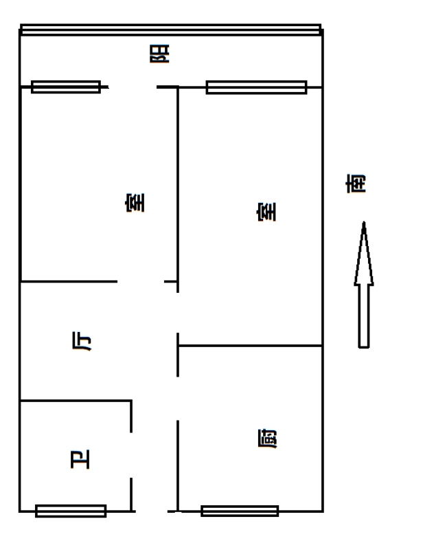 贸易街53号院  2室0厅1卫   32.00万