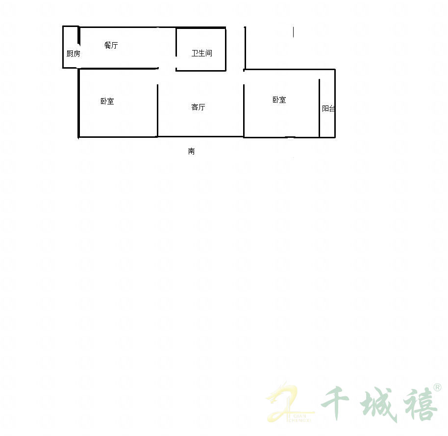 奇鑫苑  2室2厅1卫   50.00万室内图