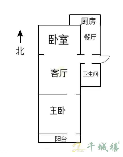 公安小区  2室2厅1卫   53.00万室内图1