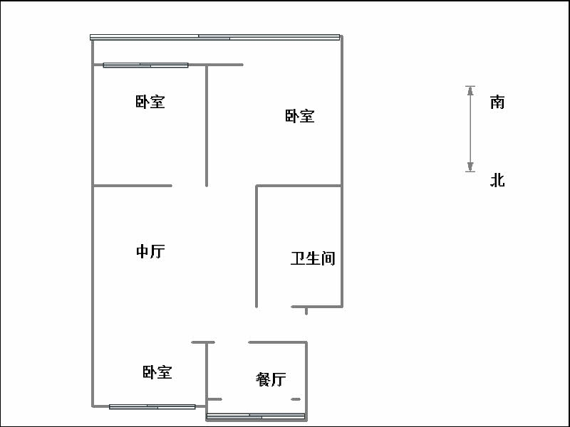 嘉禾苑  3室2厅1卫   85.00万