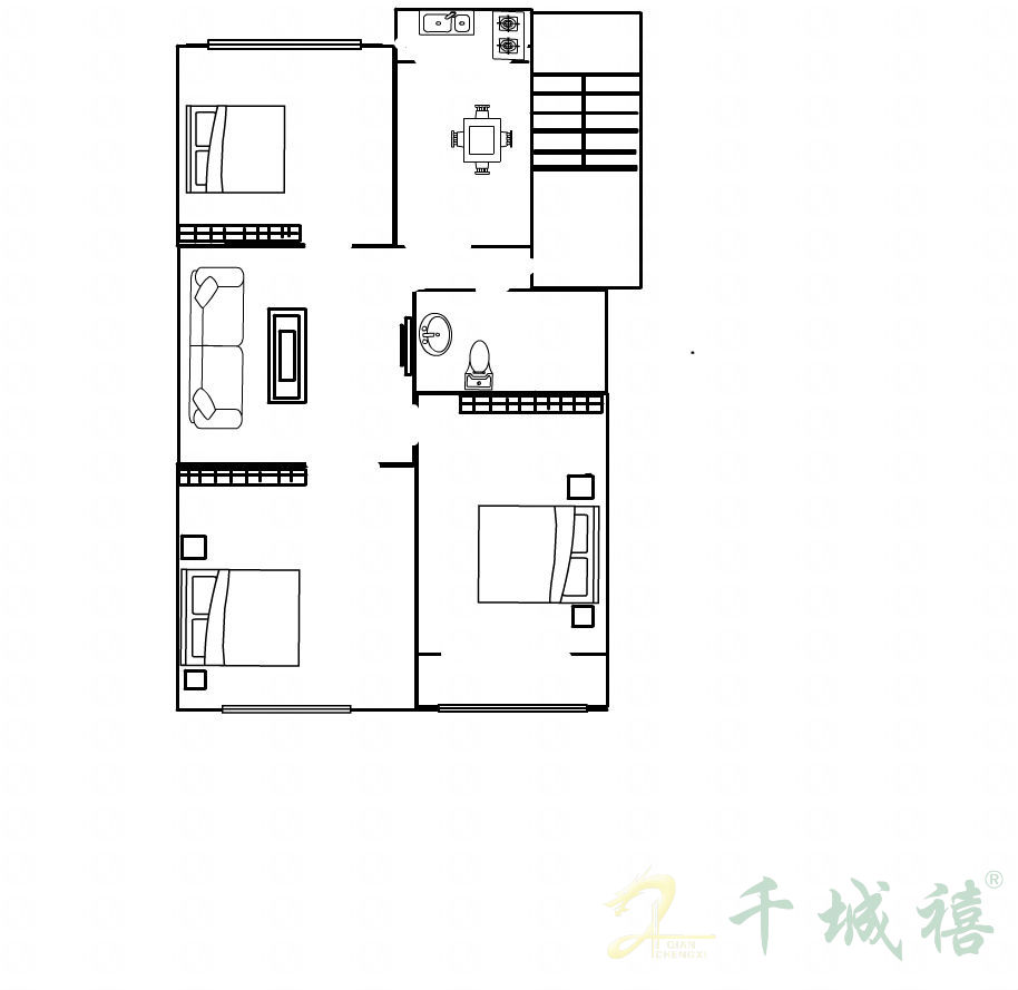 南苑小区（学院北路85号院）  3室1厅1卫   53.00万室内图