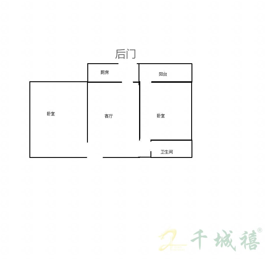 南苑小区（学院北路85号院）  2室1厅1卫   46.00万户型图