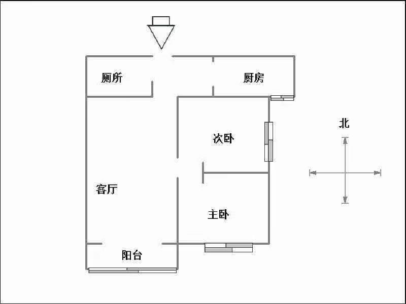 圣水湖畔  2室2厅1卫   85.00万室内图