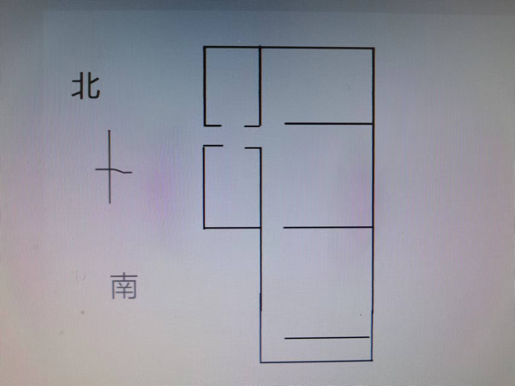 学院北路97号院  2室1厅1卫   39.00万户型图