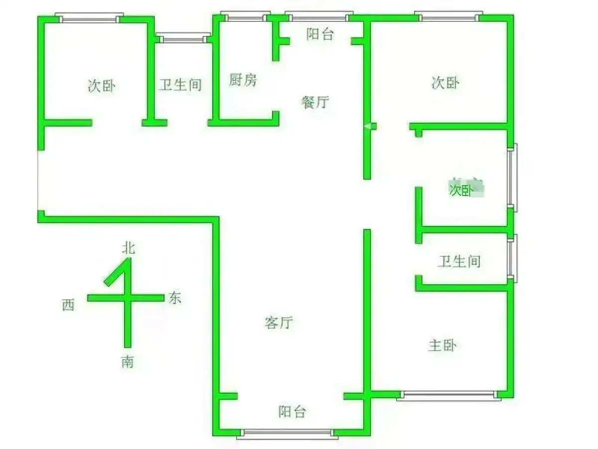 美的城  4室2厅2卫   245.00万