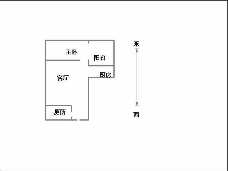 明珠花园C区  1室1厅1卫   51.00万室内图