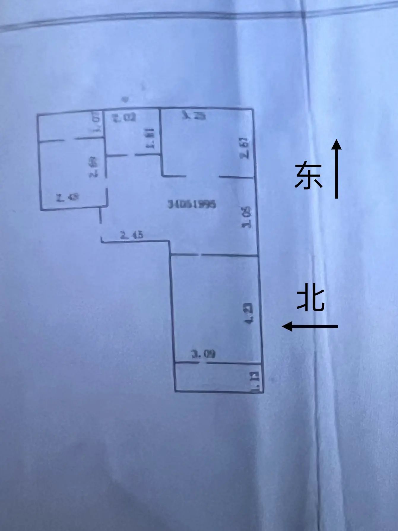 岭南二社区铁厂院  2室1厅1卫   45.00万户型图