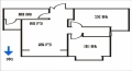 美的城  2室2厅1卫   1900.00元/月